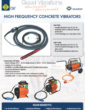 concrete vibrators